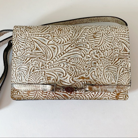 Patricia Nash Forest Tooled Apricale Crossbody Bag - Picture 3 of 8